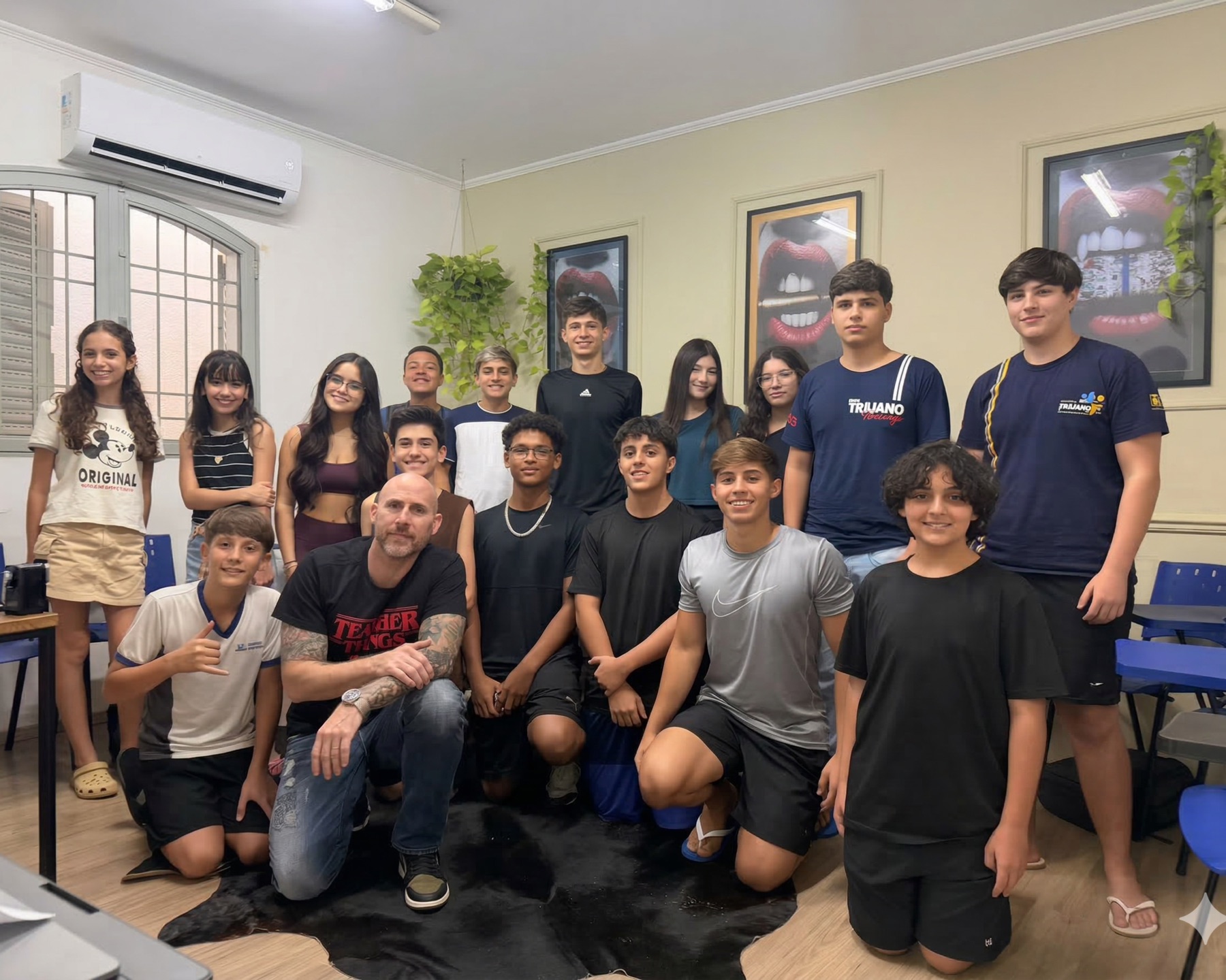 Turma de adolescentes